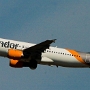 Condor - Airbus A320-212 - D-AICC mit "Condor" Logo grau<br />DUS - Parkhaus P7 - 21.06.2020