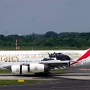 Emirates - Airbus A380-861 - A6-EER "United for Wildlife" Sticker<br />DUS - Besucherterrasse - 2018