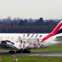 Emirates - Airbus A380-861 - A6-EOA "Real Madrid C.F." Sticker<br />DUS - Besucherterrasse - 2016