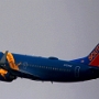 Southwest Airlines - Boeing 737-7H4(WL) - N727SW "Nevada One" special colours<br />EWR IKEA Parkplatz - 18.8.2019 - 9:03 AM