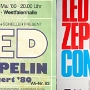 Led Zeppelin - 17.6.1980 - Westfalenhalle 1 Dortmund<br />Das Konzert war nicht am auf der Eintrittskarte angegebenen Datum, warum auch immer....<br />Setlist:<br />Train Kept A-Rollin'<br />Nobody's Fault but Mine<br />Black Dog<br />In the Evening<br />The Rain Song<br />Hot Dog<br />All My Love<br />Trampled Under Foot<br />Since I've Been Loving You<br />Achilles Last Stand<br />White Summer/Black Mountain Side<br />Kashmir<br />Stairway to Heaven<br /><br />Zugaben:<br />Rock and Roll<br />Whole Lotta Love<br />Heartbreaker