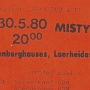 Misty in Roots - 30.5.1980<br />Reggae aus England in der rauchgeschwängerten<br />Uni Bochum