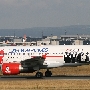 Czech Airlines - Airbus A319-112 - OK-OER "Instaforex" Sticker<br />FRA - Aussichtsplattform Zeppelinheim - 12.8.2013 - 18:46