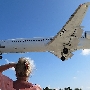 Dutch Antilles Express - Fokker 100 - PJ-DAC<br />SXM - Maho Beach - 7.2.2013 - 2:33 PM